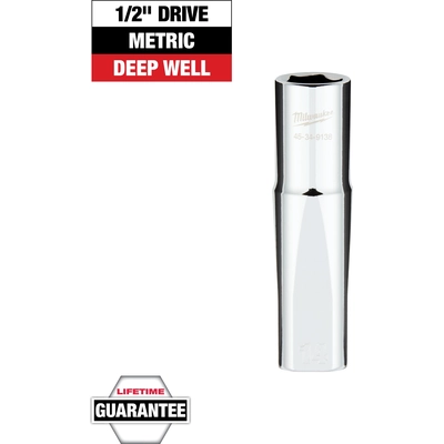 MILWAUKEE - 45-34-9138 - 1/2" Drive 14MM Metric 6-Point Deep Socket pa2