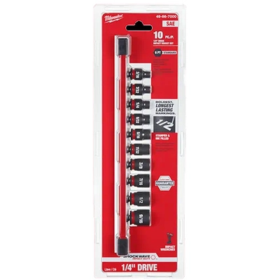 MILWAUKEE - 49-66-7000 - 10PC SAE Standard Socket Set pa2