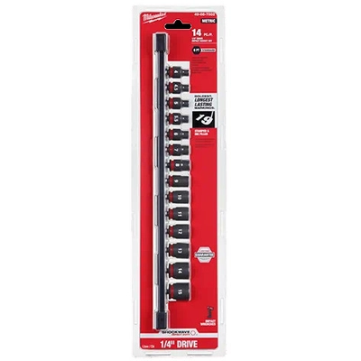 MILWAUKEE - 49-66-7002 - 14PC Metric Standard Socket Set pa2