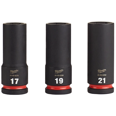 MILWAUKEE - 49-66-7025 - 1/2" Drive Metric Deep Socket Set pa1