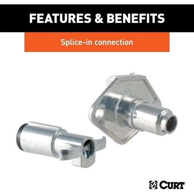 6-Way Round Connector by CURT MANUFACTURING - 58092 pa5