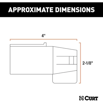 Adaptateur d'éclairage de remorque à DEL à 7 voies by CURT MANUFACTURING - 57004 pa6