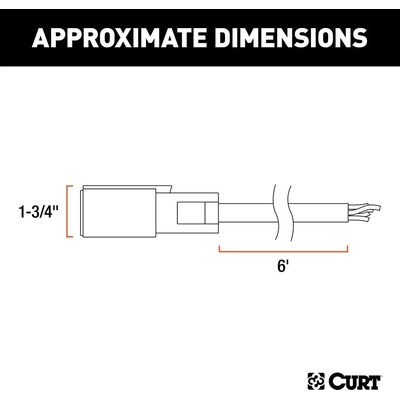 7-Way RV Replacement Harness by CURT MANUFACTURING - 56621 pa5