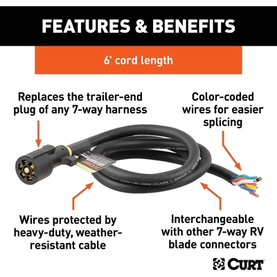 7-Way RV Universal Extension Harness by CURT MANUFACTURING - 56601 pa3