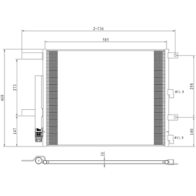 Condenseur A/C - CND4537 pa2