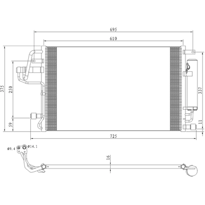 A/C Condenser - CNDDPI3323 pa3