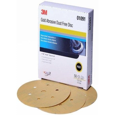 3M - 01091 - Hookit Dust Free Gold Paper Disc pa1