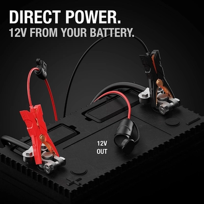 NOCO BOOST - GC017 - 15 Amp, 12V, Adapter Plug with Battery Clamps pa7