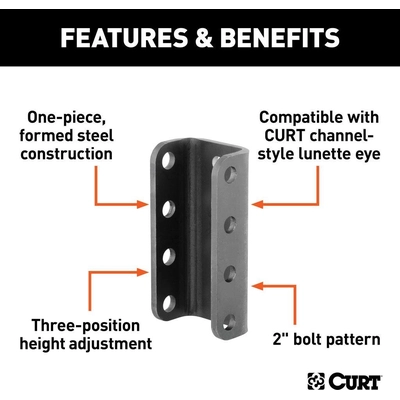 Adjustable Eye Channel by CURT MANUFACTURING - 48610 pa5