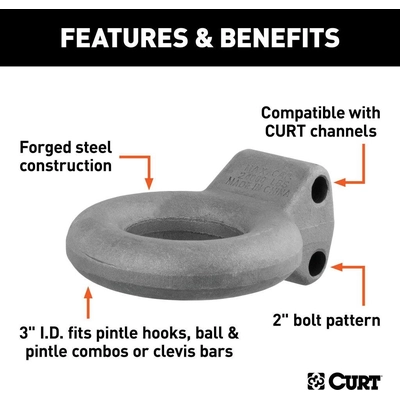 Adjustable Eye Drawbar by CURT MANUFACTURING - 48600 pa4