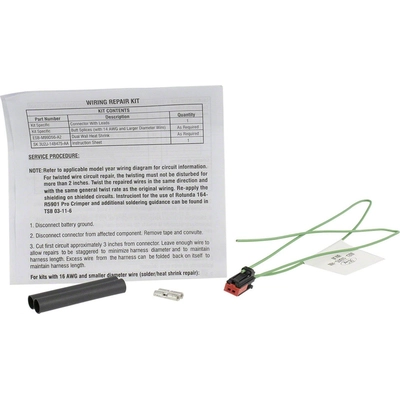 Air Bag Connector by MOTORCRAFT - WPT1586 pa3