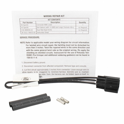 Air Bag Connector by MOTORCRAFT - WPT1566 pa8