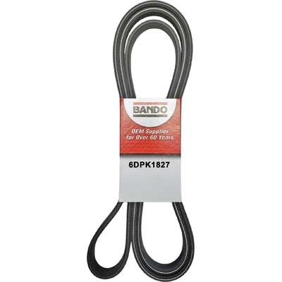 Air Conditioning, Alternator And Power Steering Belt by BANDO USA - 6DPK1827 pa2
