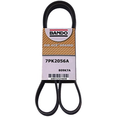 Air Conditioning, Alternator And Power Steering Belt by BANDO USA - 7PK2056A pa1
