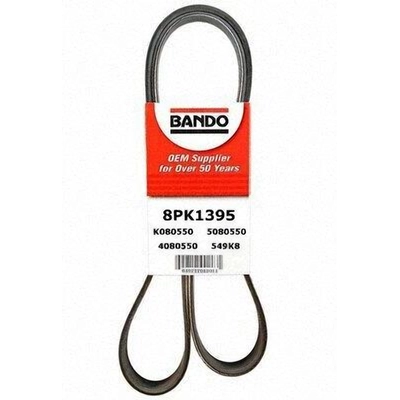 Climatisation, alternateur et courroie de direction assist�e by BANDO USA - 8PK1395 pa4