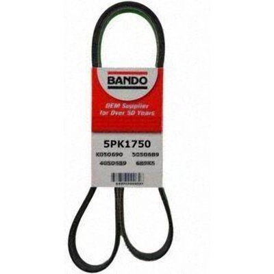 Air Conditioning, Alternator And Water Pump Belt by BANDO USA - 5PK1750 pa1