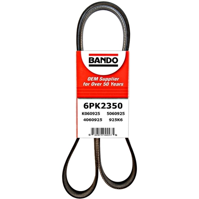 Air Conditioning, Alternator, Water Pump, Power Steering Belt by BANDO USA - 6PK2350 pa1