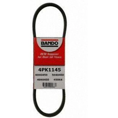 Air Conditioning And Air Pump Belt by BANDO USA - 4PK1145 pa4