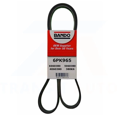 Air Conditioning And Alternator Belt by BANDO - BAN-6PK965 pa1