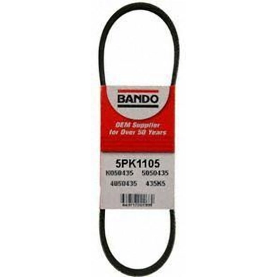 Air Conditioning And Alternator Belt by BANDO USA - 5PK1105 pa3