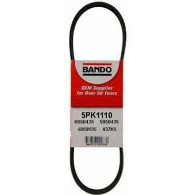 Air Conditioning And Alternator Belt by BANDO USA - 5PK1110 pa3