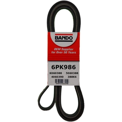 BANDO USA - 6PK986 - Serpentine Belt pa1