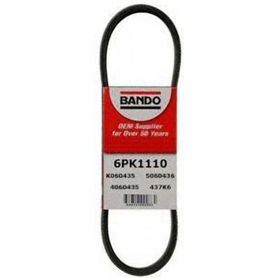 Air Conditioning And Alternator Belt by BANDO USA - 6PK1110 pa1