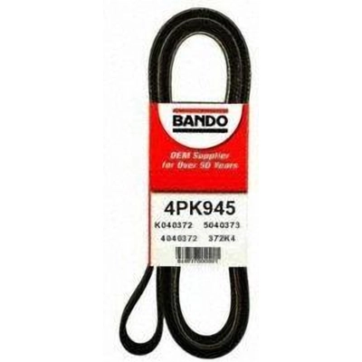 Air Conditioning And Power Steering Belt by BANDO USA - 4PK945 pa4