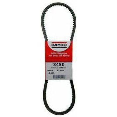 Air Conditioning And Water Pump Belt by BANDO USA - 3450 pa1