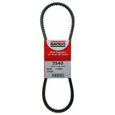 Courroie de compresseur de climatisation by BANDO USA - 3540 pa3