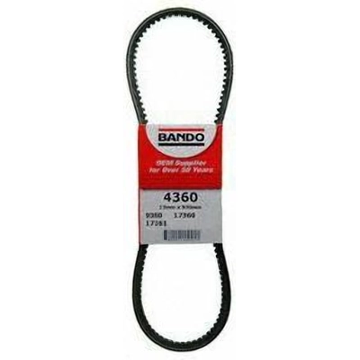 Air Conditioning Compressor Belt by BANDO USA - 4360 pa2