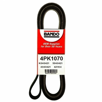 Air Conditioning Compressor Belt by BANDO USA - 4PK1070 pa1