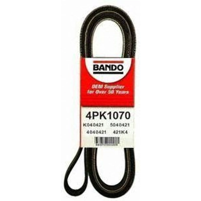 Air Conditioning Compressor Belt by BANDO USA - 4PK1070 pa5