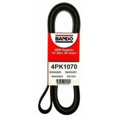 Air Conditioning Compressor Belt by BANDO USA - 4PK1070 pa8