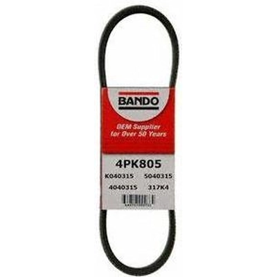 Courroie de compresseur de climatisation par BANDO USA - 4PK805 pa1