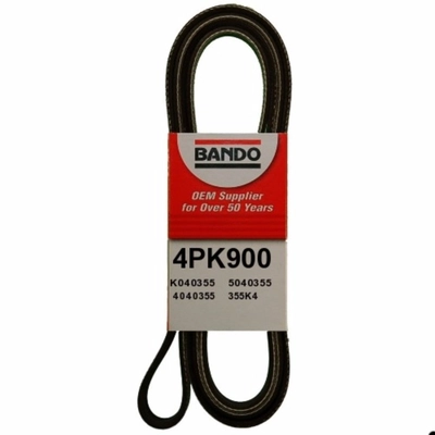 Air Conditioning Compressor Belt by BANDO USA - 4PK900 pa1