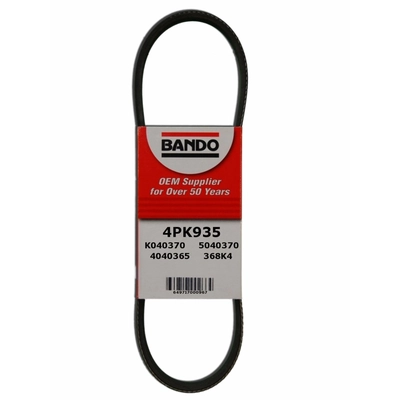 Air Conditioning Compressor Belt by BANDO USA - 4PK935 pa1