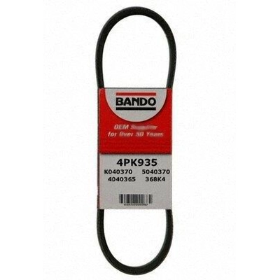 Air Conditioning Compressor Belt by BANDO USA - 4PK935 pa2