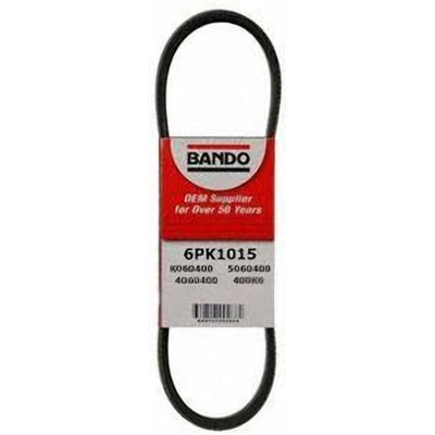 Air Conditioning Compressor Belt by BANDO USA - 6PK1015 pa1