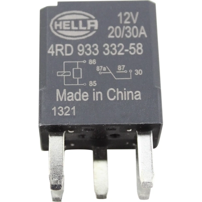Air Conditioning Compressor Clutch Relay by HELLA - 933332581 pa1