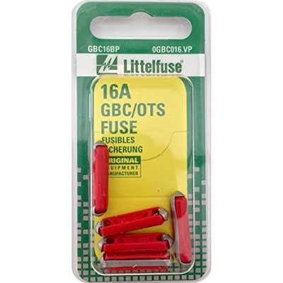 Air Conditioning Control Fuse by LITTELFUSE - GBC16BP pa4
