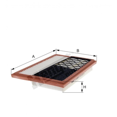 HENGST FILTER - E1029L01 - Air Filter Insert pa1