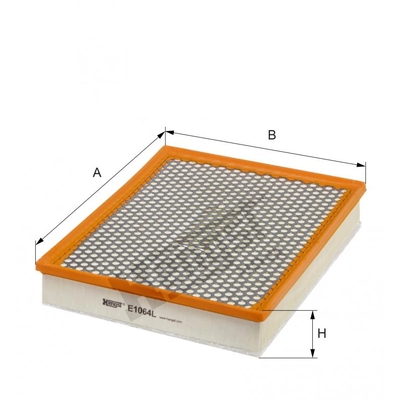 HENGST FILTER - E1064L - Air Filter Insert pa1