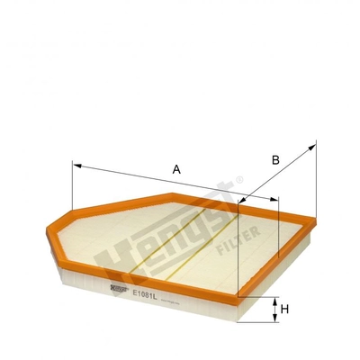 HENGST FILTER - E1081L - Filtre � air Insert pa2