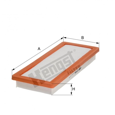 HENGST FILTER - E1086L - Air Filter Insert pa1