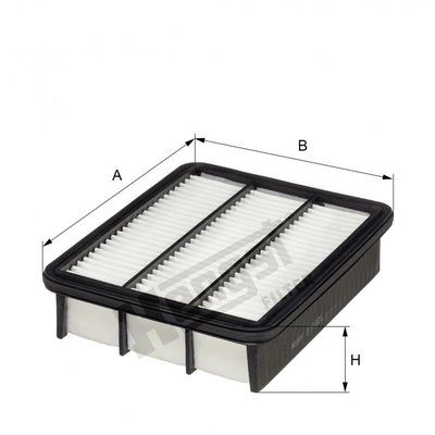 HENGST FILTER - E1102L - Air Filter Insert pa2