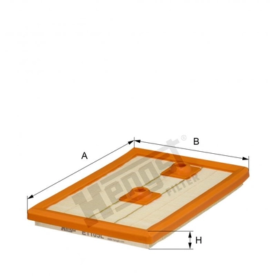 HENGST FILTER - E1105L - Filtre à air Insert pa2