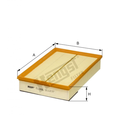 HENGST FILTER - E1189L - Air Filter Insert pa1