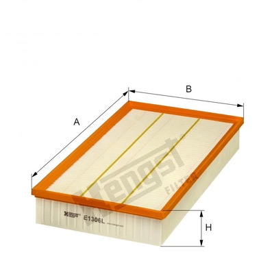 HENGST FILTER - E1306L - Air Filter Insert pa2