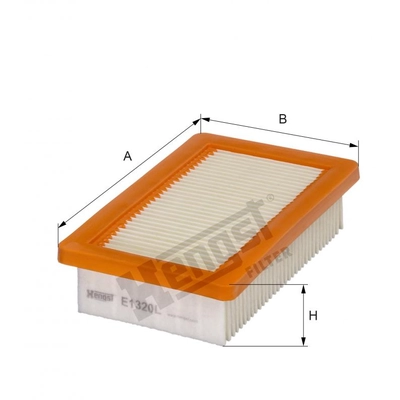 HENGST FILTER - E1320L - Air Filter Insert pa2